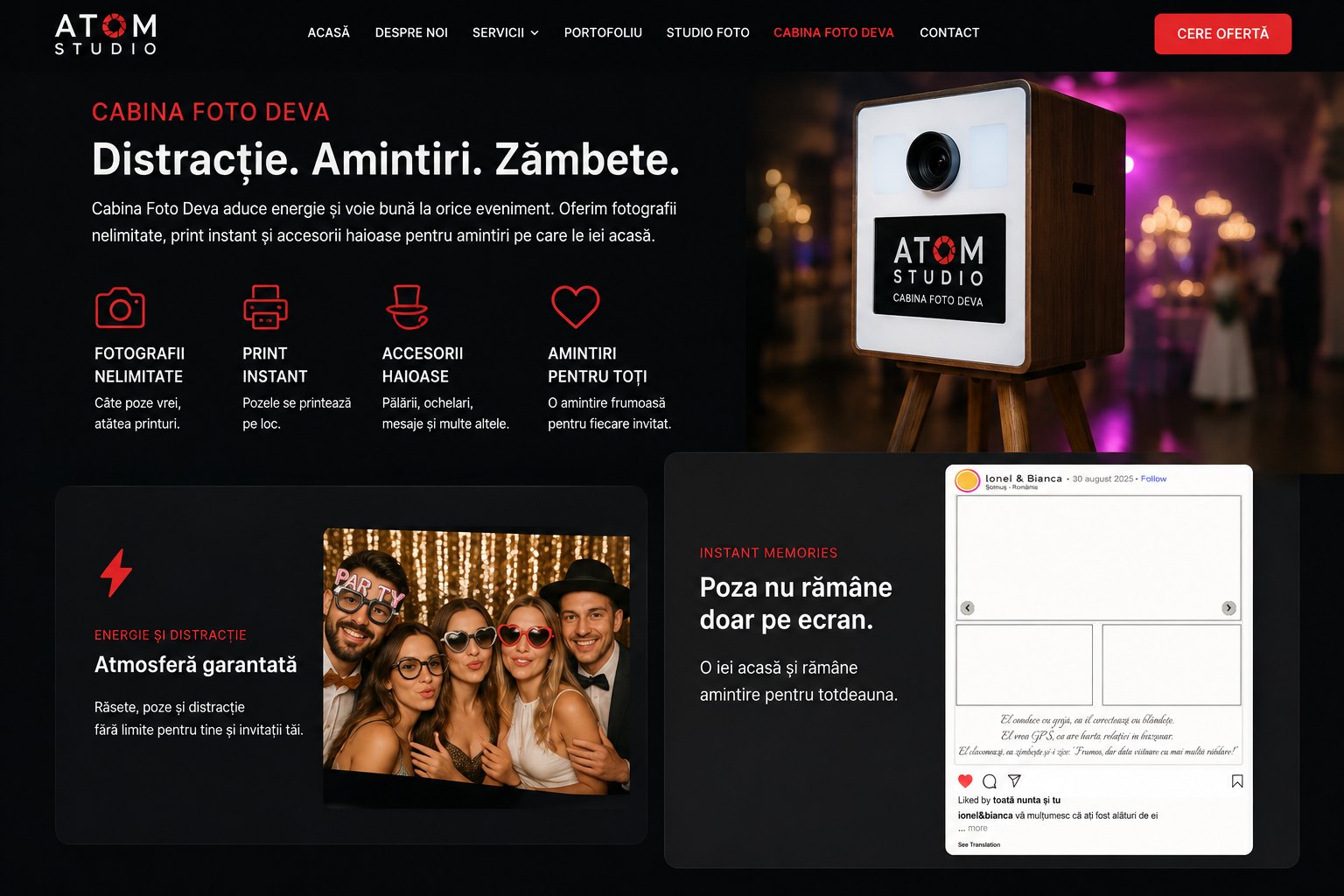 Model template Cabina Foto Deva 10